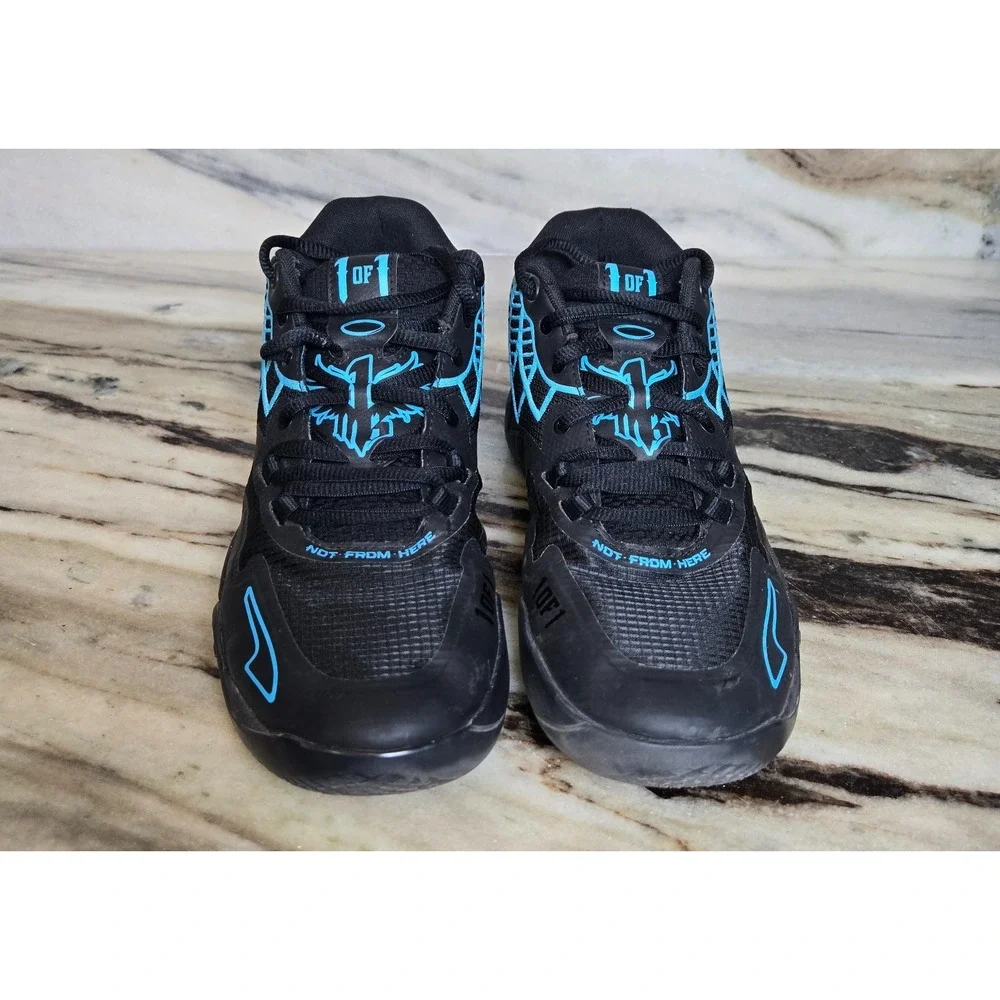 Puma MB.01 Buzz City - 376443-13‎ Black Blue Size 8 - Picture 2 of 9